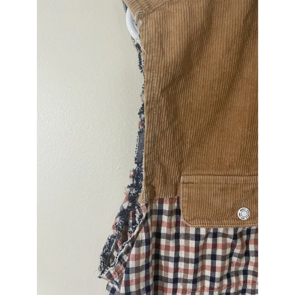 Woolf‎ Originals Plaid Button Up Rancher Farm Vest Men's L Outdoor
